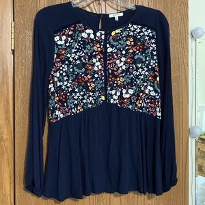 Navy Blouse